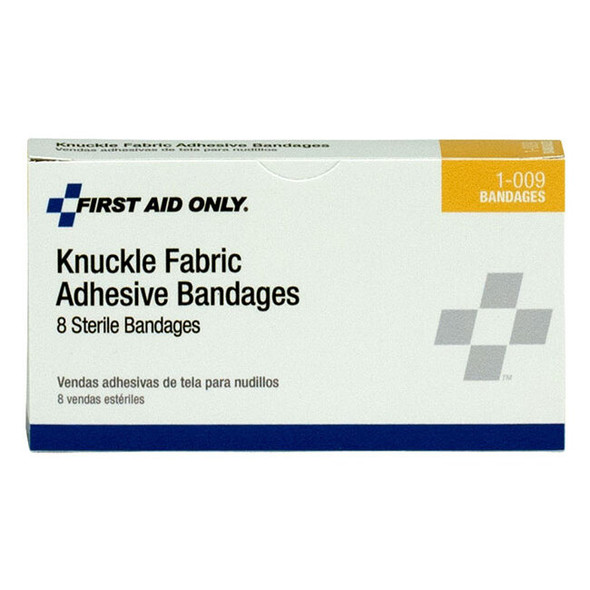 Knuckle Fabric Bandages, 1 1/2" x 3", 8/Box