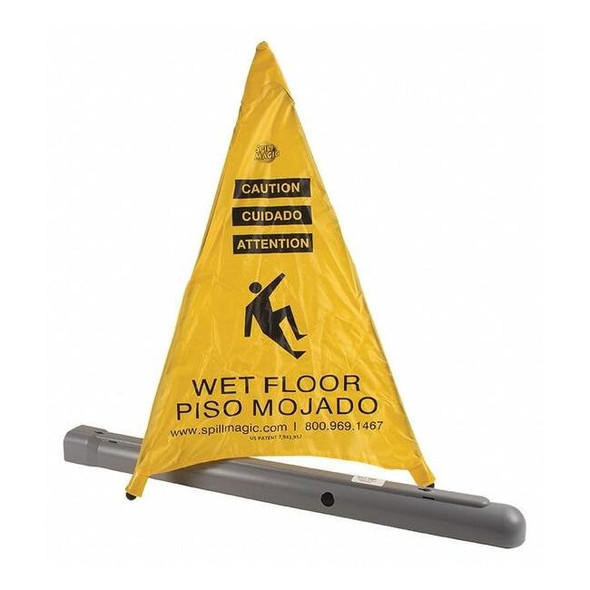 Spill Magic Pop Up Safety Cone,Yellow,30 in H 230SC