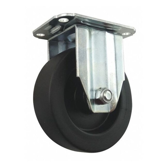 Manufacturer Varies Plate Caster,Rigid,Polyolefin,4 11/16"H 426A82