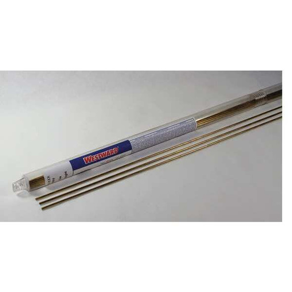 Westward Brazing Alloy,RBCuZn-C X,1/8 In,1 lb. 41R229 Westward Brazing Alloy,RBCuZn-C X,1/8 In,1 lb. 41R229