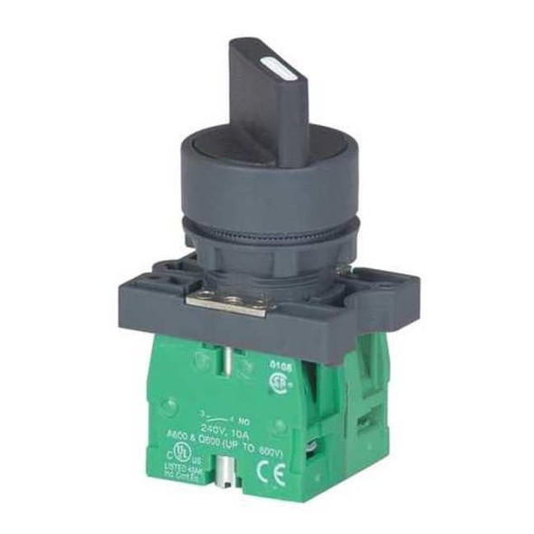 Dayton Non-Illum Selectr Swtch,22mm,3 Pos,Lever 30G272