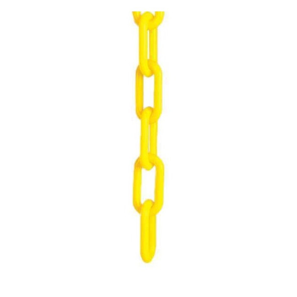 Manufacturer Varies Plastic Chain, Yellow, 50 ft Length, Gloss 30002-50