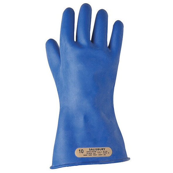 Salisbury Elec Insulating Gloves,Type II,9-1/2,PR1 E0011BL/9H Salisbury Elec Insulating Gloves,Type II,9-1/2,PR1 E0011BL/9H