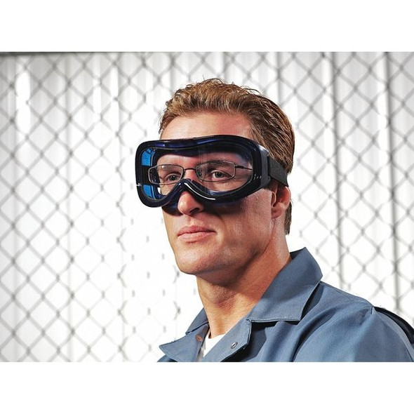 Safety Goggles, Dual Clear Lens, Anti-Fog, Indirect Vented, Cloth Strap, Odyssey II Series