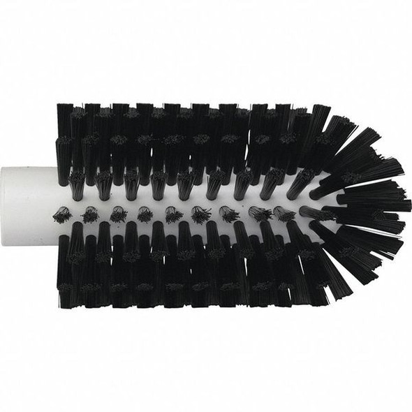 3" W Tube and Pipe Brush, Medium, Not Applicable L Handle, 5 1/2 in L Brush, Black, Not Included