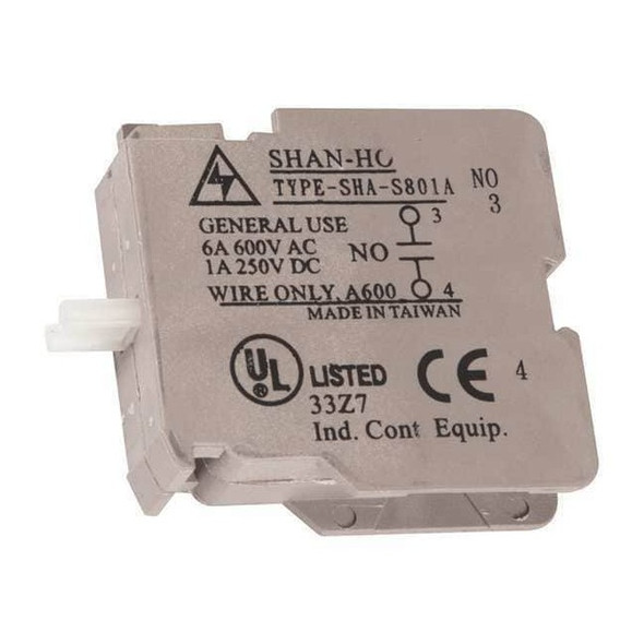 Safety Technology International N/O Contact, 1-1/4 in, Gray, 21/32 in KIT-E10196