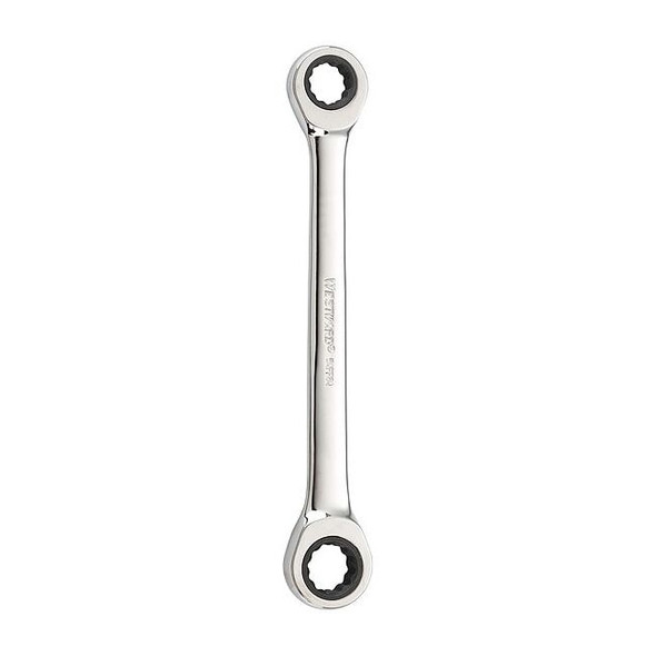 Westward Ratcheting Box End Wrench,6-1/4" L 54PP64