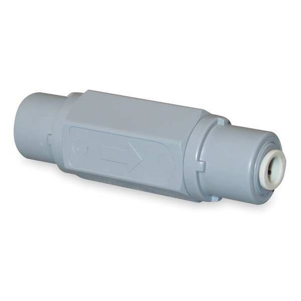 1/4" Push Gray PVC Ball Cone Spring Check Valve