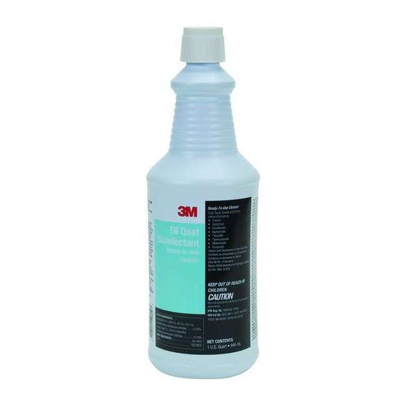 3m Disinfectant, 1 qt. Bottle, Lemon, 12 PK TB QUAT