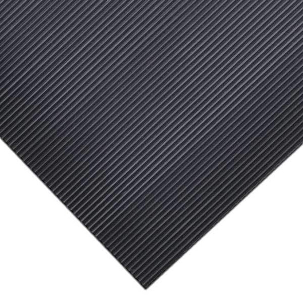 Notrax Black Switchboard Runner, 1-4 in Thick, Vinyl 830C0036-12