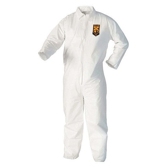 Kleenguard Coveralls,4XL,Wht,KleenGuard A40,PK25 44307 Kleenguard Coveralls,4XL,Wht,KleenGuard A40,PK25 44307