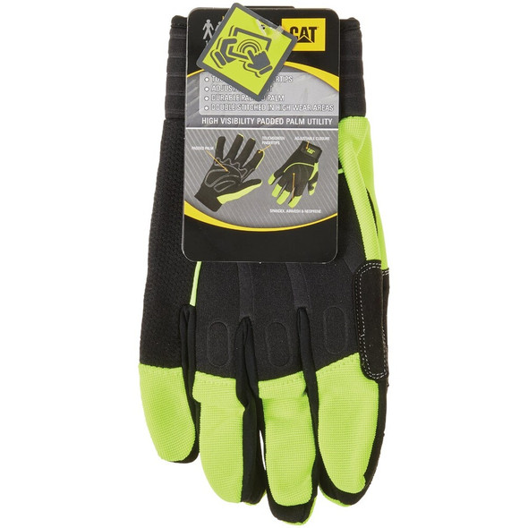 CAT Men's Large Synthetic Leather High Visibility Work Glove CAT012224L 727685