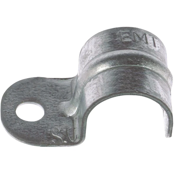 Halex 2 In. Click-On EMT 1-Hole Conduit Strap  (2-Pack) 26156