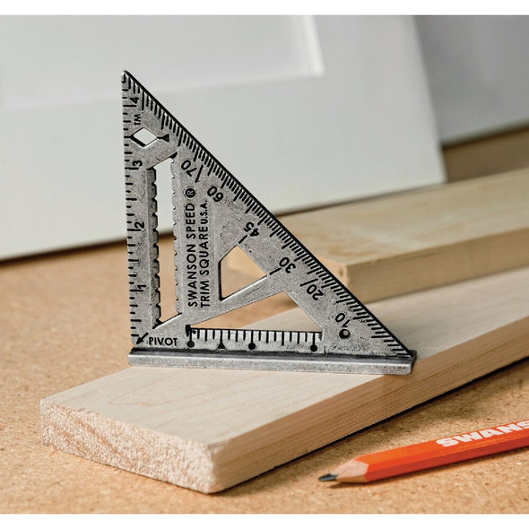 Swanson Speed 4-1-2 In. Aluminum Trim Square S0145 370066