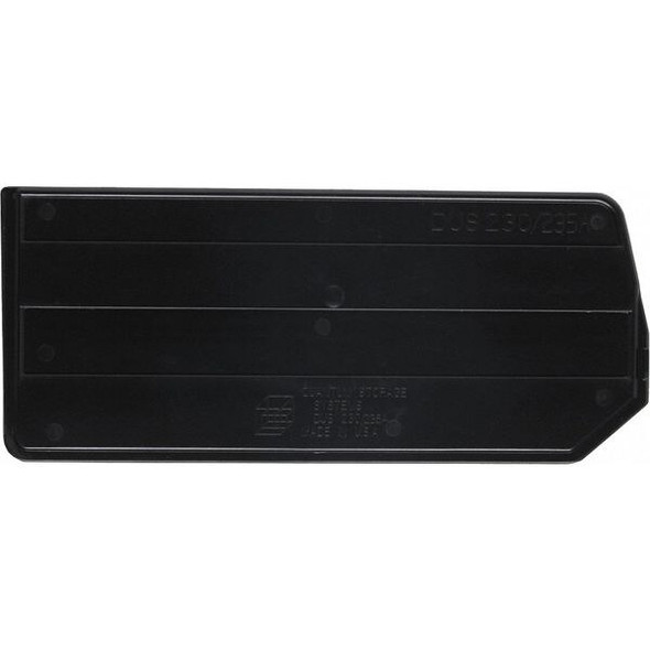 Quantum Storage Systems BinDivider,10inL,Plastic,Black,PK6 DUS230/235 Quantum Storage Systems BinDivider,10inL,Plastic,Black,PK6 DUS230/235