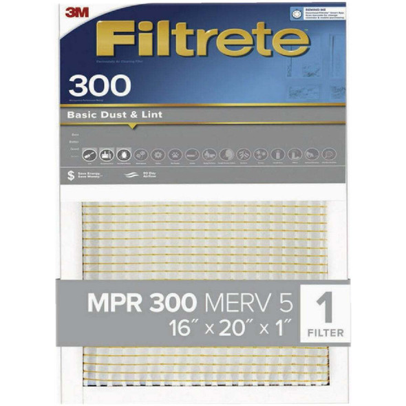 Filtrete 12x20x1 Basic D/L Filter 319-4 Pack of 4