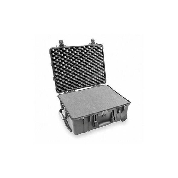 Pelican Black Protective Case, 22.07"L x 17.9"W x 10.4"D 1560