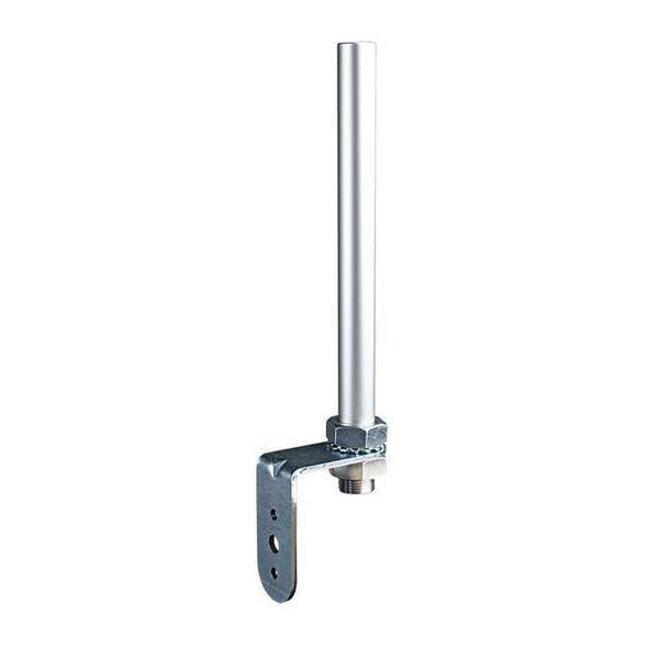 Dayton Wall Mount, Steel Base, Silver, 13/16 in Dia., Base 26ZT16