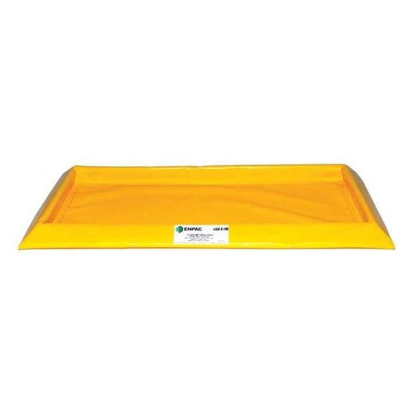 Enpac Spill Containment Tray, 15 gal Spill Capacity, 2 Drums, PVC Fabric 5755-YE
