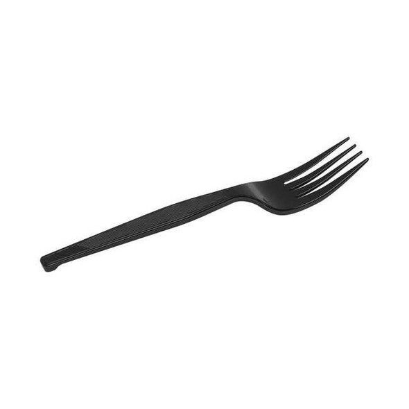 Dixie Disposable Fork, Black, Medium Weight, PK1000 FM517