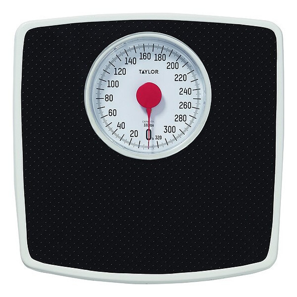 Taylor Bath Scale,Mechanical,330 lb. Cap 48325072