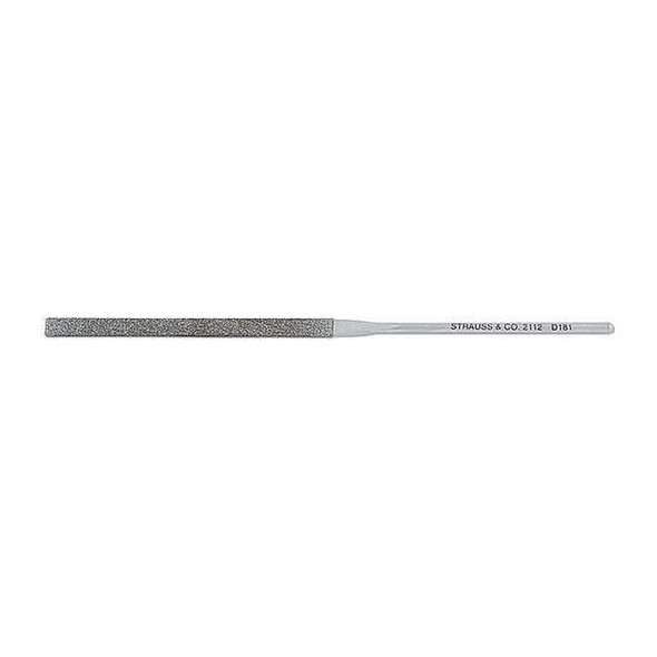 Strauss Needle File,Swiss,Equalling,5-1/2 In. L NF2112D181