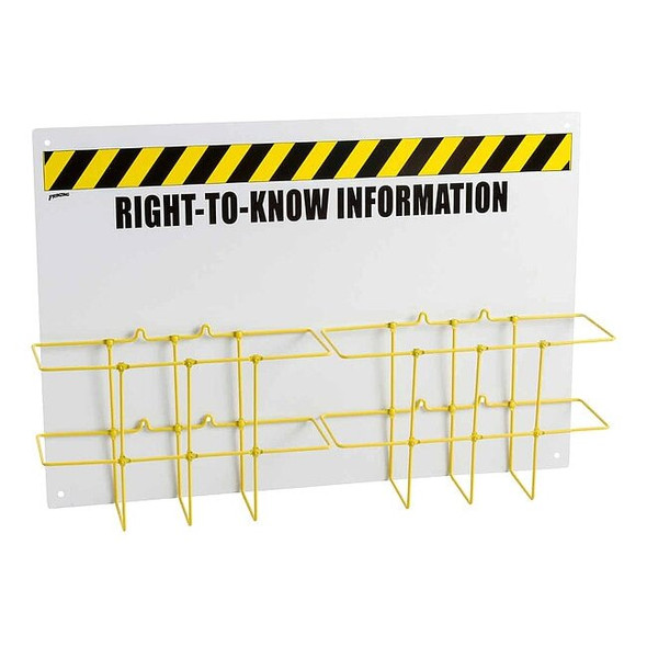 Right to Know Center, Right-To-Know Information, Polyethylene, 29 in W, 20 in H