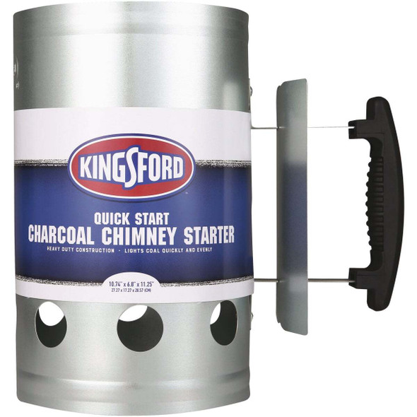 Kingsford Quick Start 6.8 In. Zinc-Plated Steel Chimney Charcoal Starter BBP0466
