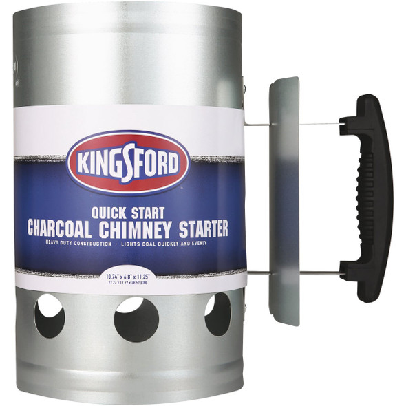 Kingsford Quick Start 6.8 In. Zinc-Plated Steel Chimney Charcoal Starter BBP0466