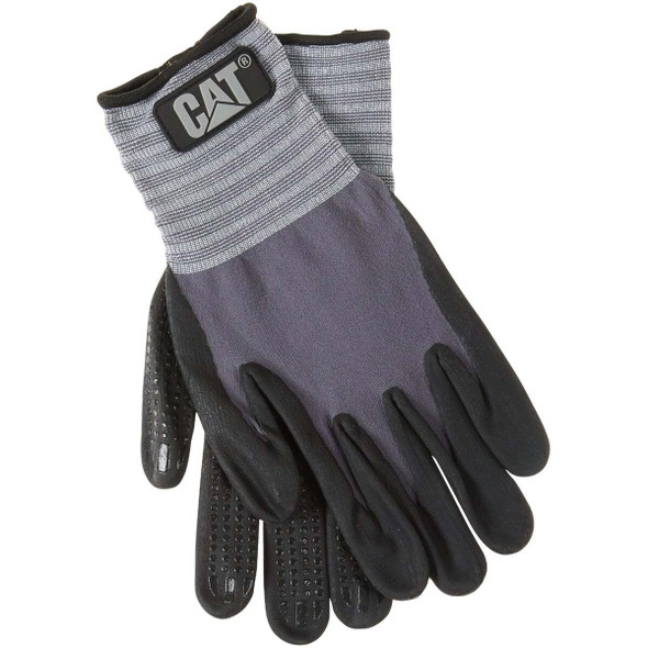 CAT Men's Large Dotted & Dipped Nitrile Coated Glove CAT017419L