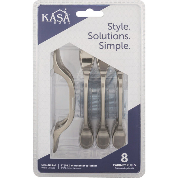 KasaWare 5 In. Satin Nickel Cabinet Pull (8-Pack) K9973SN-8 259194
