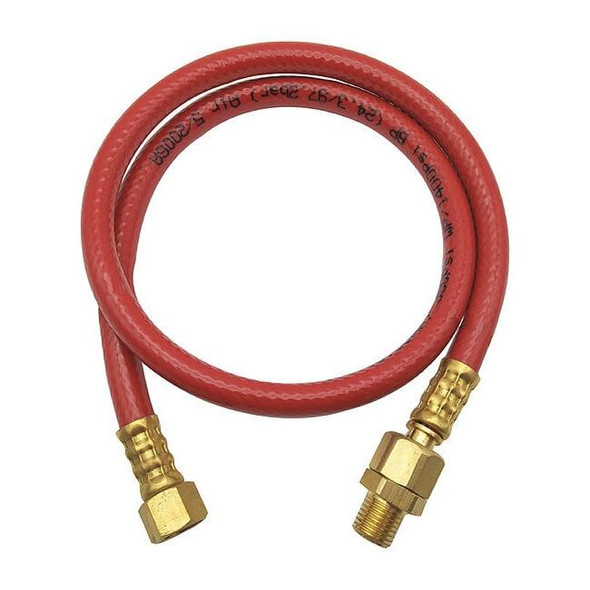 Speedaire 1/4" ID x 18" Coupled Snubber Hose 300 PSI RD 1AFG9
