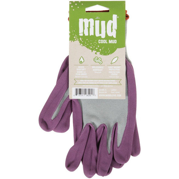 Cool Mud Women's Large Nylon Lilac Garden Glove 022ML-L 735700