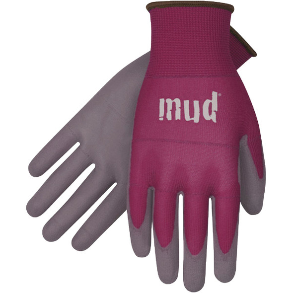 Smart Mud Women's Medium Polyester Raspberry Garden Glove 028R/M