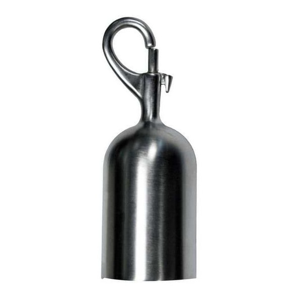 Lawrence Metal Post Rope Snap End, Satin Chrome ROPEEND-SNAP-1S