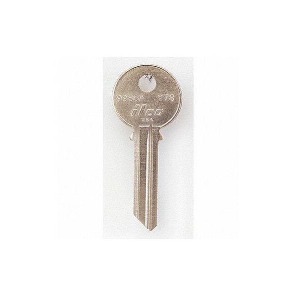Kaba Ilco Key Blank,Brass,Type Y78,6 Pin,PK10 998GA-Y78