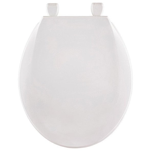 Centoco Toilet Seat With Cover, Toilet Seat, Round, White 1200-001