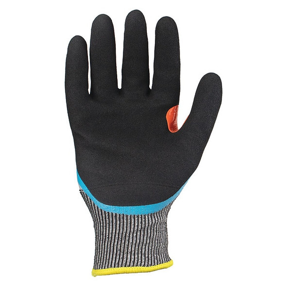 Coated Gloves, HPPE/Nitrile Palm, Acrylic Lining, Black/Blue, XS ( 6 )