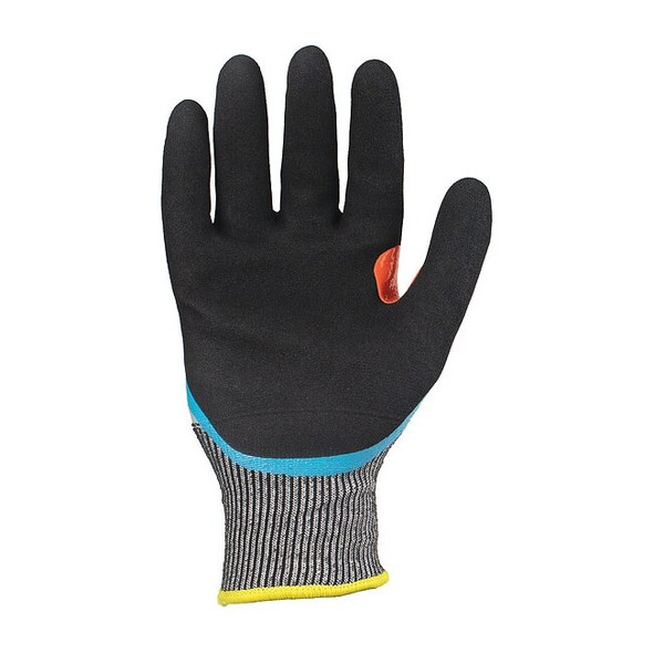 Coated Gloves, HPPE/Nitrile Palm, Acrylic Lining, Black/Blue, XS ( 6 )