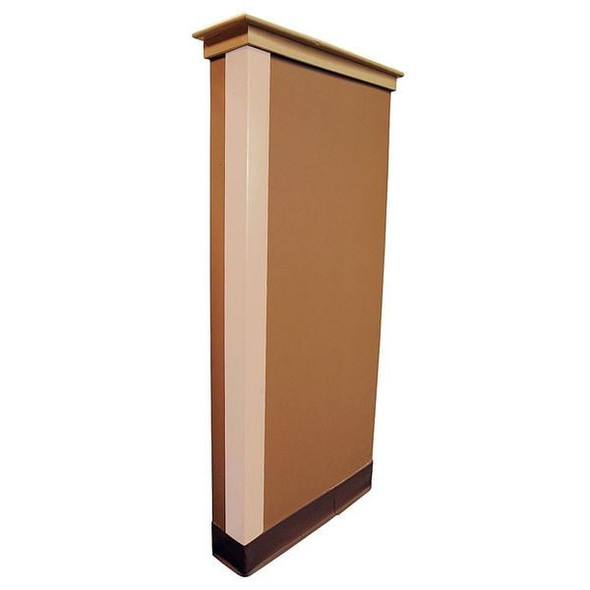 Manufacturer Varies Corner Guard,Almond,Smooth,PVC,4 ft H 5KZN1