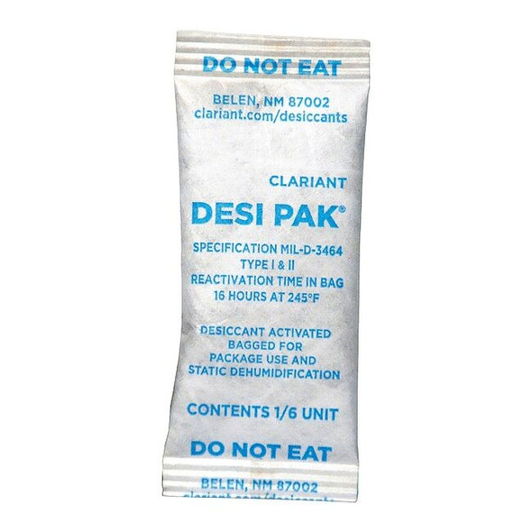 Armor Shield Desiccant,0.14cuft,White,1/6oz,PK1200 D1/6UCT