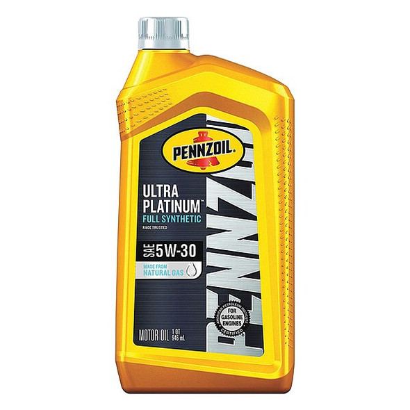 Pennzoil Engine Oil, 5W-30, Synthetic, Ultra Platinum, 1 Qt. 550040865