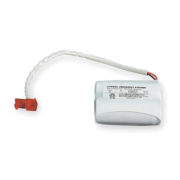 Lithonia Lighting Battery,Nickel Cadmium,2.4V,1A/HR. ELB 2P401N