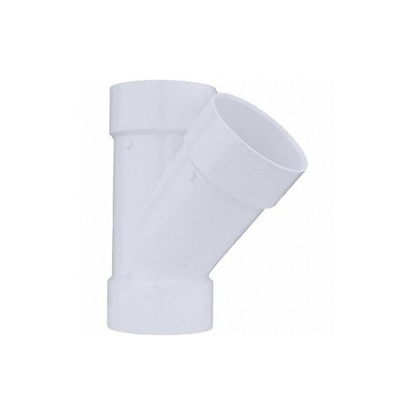 Manufacturer Varies PVC Wye, Hub, 6 in Pipe Size 1WKW2