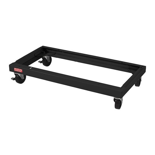 Tennsco Caster Kit,36 in W x 18 in D,Black CK18BLK