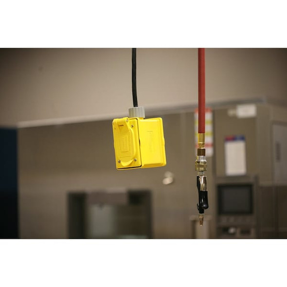 Hubbell Wiring Device-Kellems Duplex Cover Plate,Non-Metallic,Yellow HBLP8FSY Hubbell Wiring Device-Kellems Duplex Cover Plate,Non-Metallic,Yellow HBLP8FSY