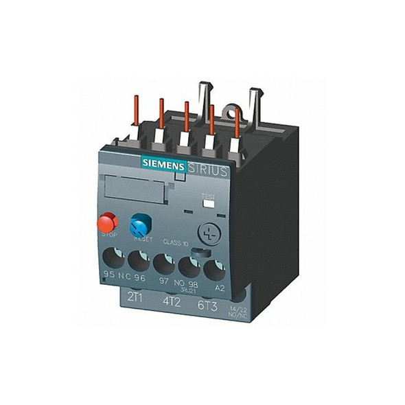 Siemens OverloadRelay, IEC, Thermal, Auto/Manual 3RU21161GB0 Siemens OverloadRelay, IEC, Thermal, Auto/Manual 3RU21161GB0