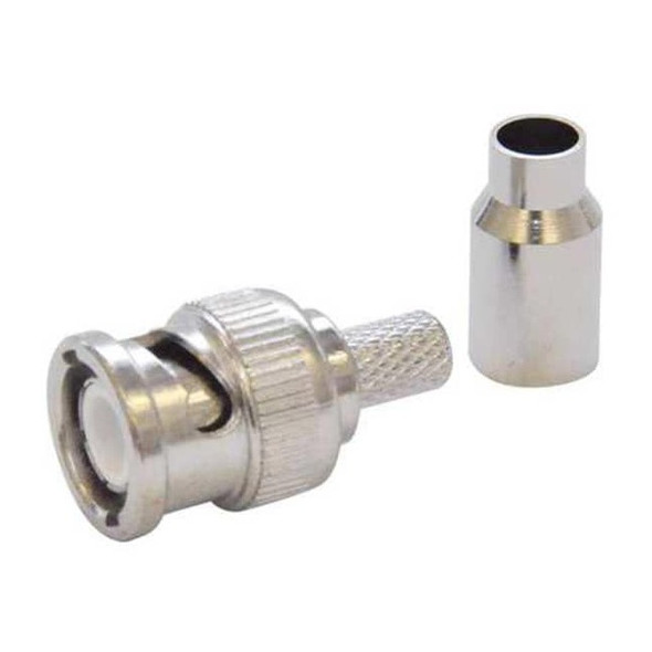 Dolphin Components Cable Coupler,BNC/Male,RG59 Coax,PK10 DC-MC88-2