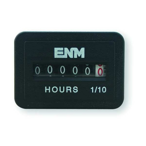 Enm AC Hour Meter II, Electrical, Rectangular T51D4