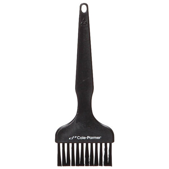 Anti Static Brush, Soft, 6 in L Handle, 3 in L Brush, 9 in L Overall